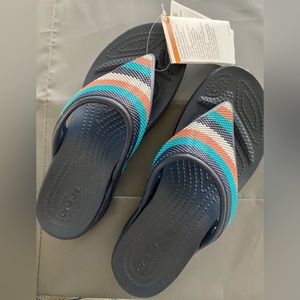 Crocs Wedge Flip Sandals